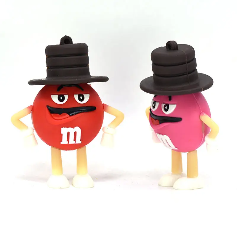 Cute-Cartoon-pendrive-128GB-M-m-s-Chocolate-M-Bean-Usb-Flash-Drive-4gb-8gb-16gb (1)