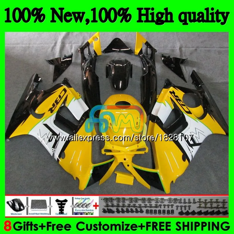CBR600F3 комплект для HONDA CBR 600F3 600 FS F3 95 96 1997 1998 желтый черный 3BS. 153 CBR600FS CBR600 F3 1995 1996 97 98 обтекатель бака
