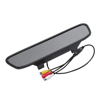 

HD Video Auto Parking Monitor LED Night Vision Reversing CCD Car Rear View Camera With 4.3 inch Car Rearview Mirror Monitor：Mirr
