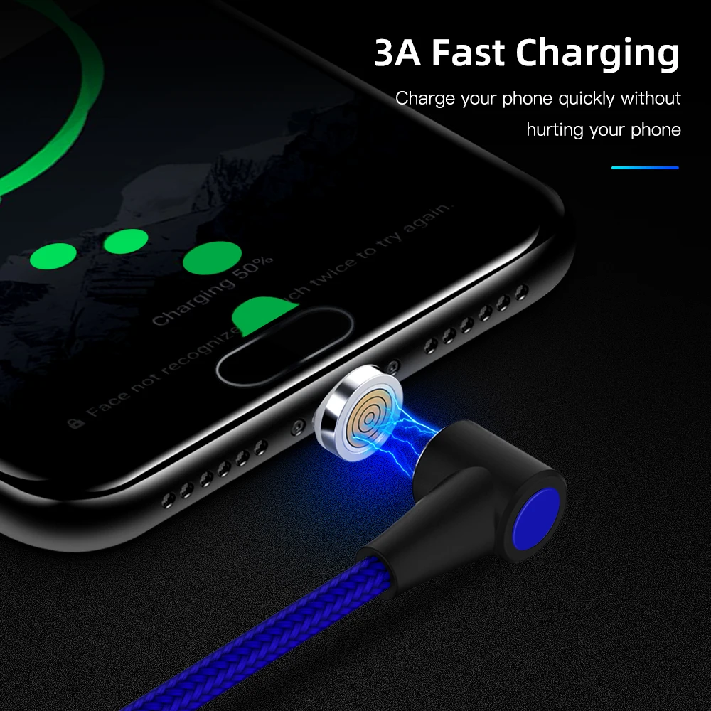 Магнитный кабель Micro usb Тип C 8 Pin адаптер быстрой зарядки телефона Microusb Тип-C магнит Зарядное устройство usb c для iphone samsung xiaomi