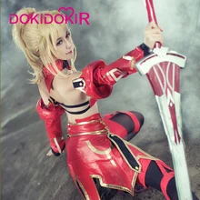 DokiDoki-R игра Fate Косплей Fate/apocripha Mordred Косплей Костюм Mordred боевой костюм женский костюм на Хэллоуин FGO