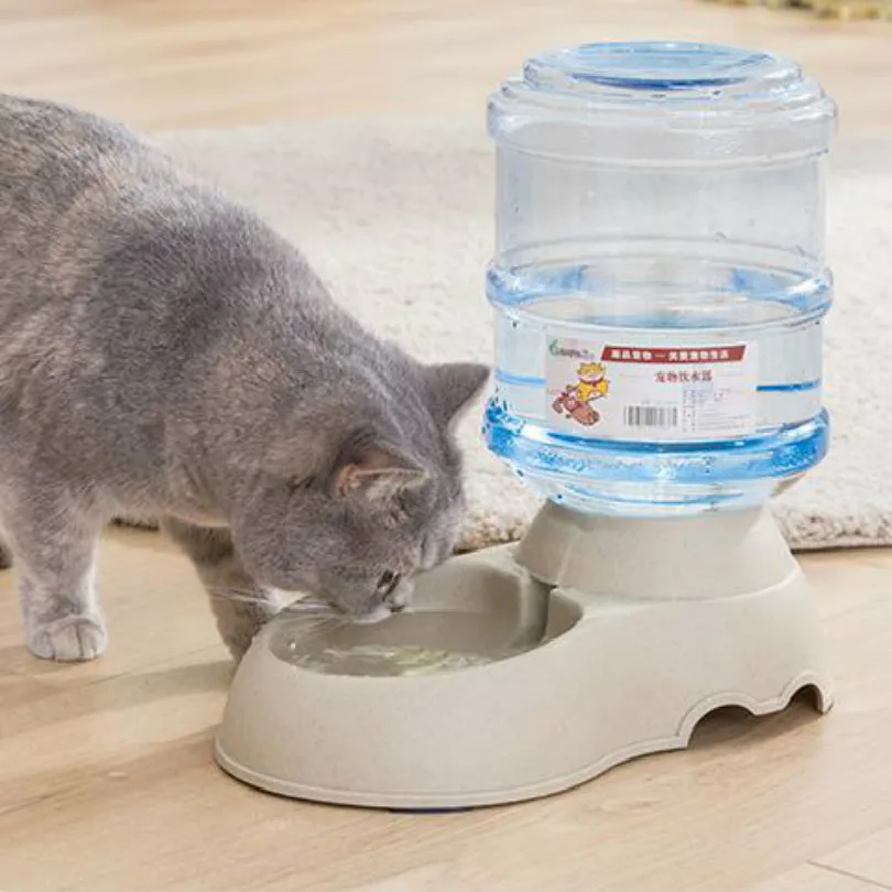 automatic pet feeder cat food automatic feeders for cats drinking fountain for cats drinkfontein kat water fountain - Цвет: just for water