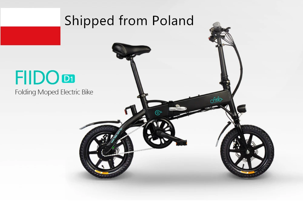 

Fiido D1 Folding Electric Bicycle Mini E-Bike 7.8Ah/10.4Ah Battery 250W EU Plug Dual Disc Brake Aluminum Alloy Electric Bike