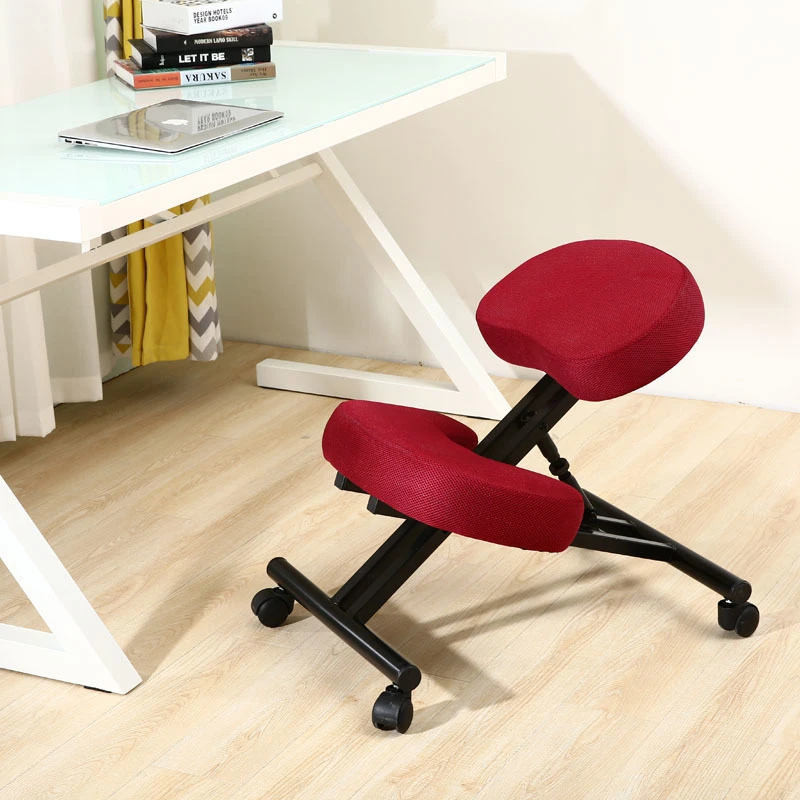 

Ergonomically Designed Kneeling Chair Fabric Cushion Seat Modern Office Furniture Computer Chair Ergonomic Posture Knee Chair