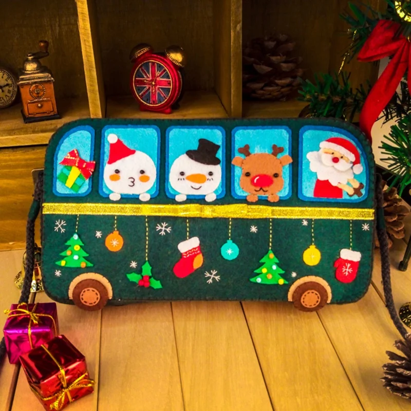 

DIY Material Package Felt Hanging Ornaments Merry Christmas Non-Woven Non-Woven Handmade Decorative Crafts Diy Fabric Kit Y
