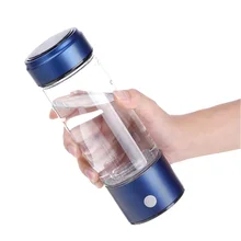 Hydrogen Generator Cup Water Filter 420ml Alkaline Maker Hydrogen-Rich Water Portable Bottle Lonizer Pure H2 Electrolysis