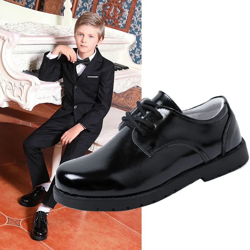 2019 New Children Leather Shoes For Party Infant Baby Boys British Style Kids Student Formal Perform Casual scarpe | Детская одежда и