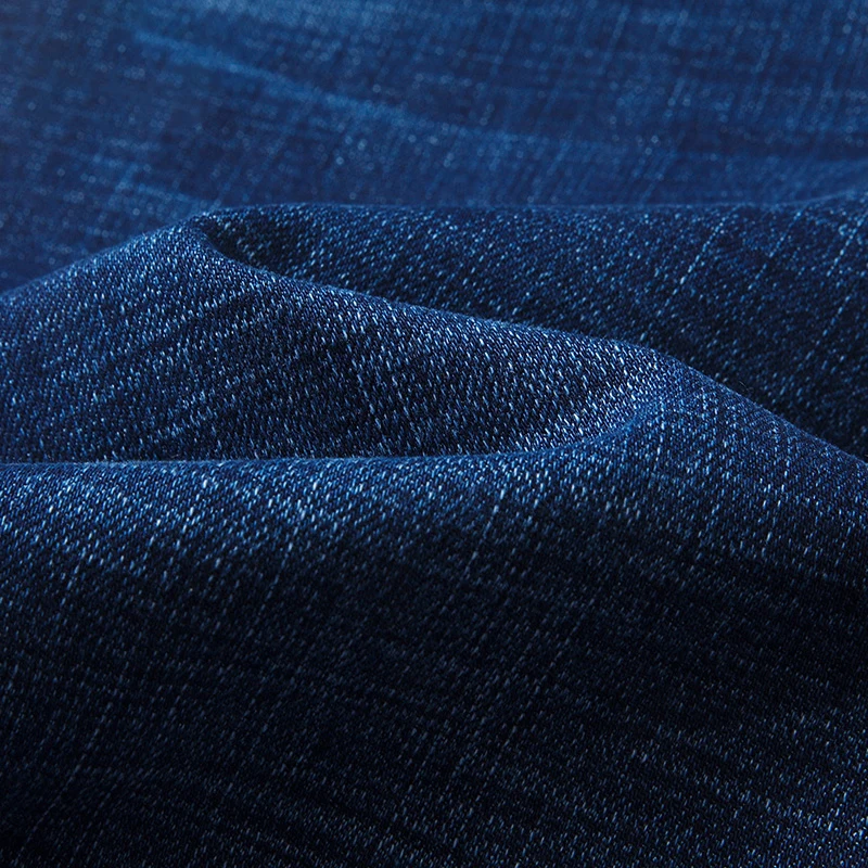 Отборные Новые мужские джинсы стрейч прямые деловые джинсы Модные осенние и зимние брендовые размера плюс черные blu