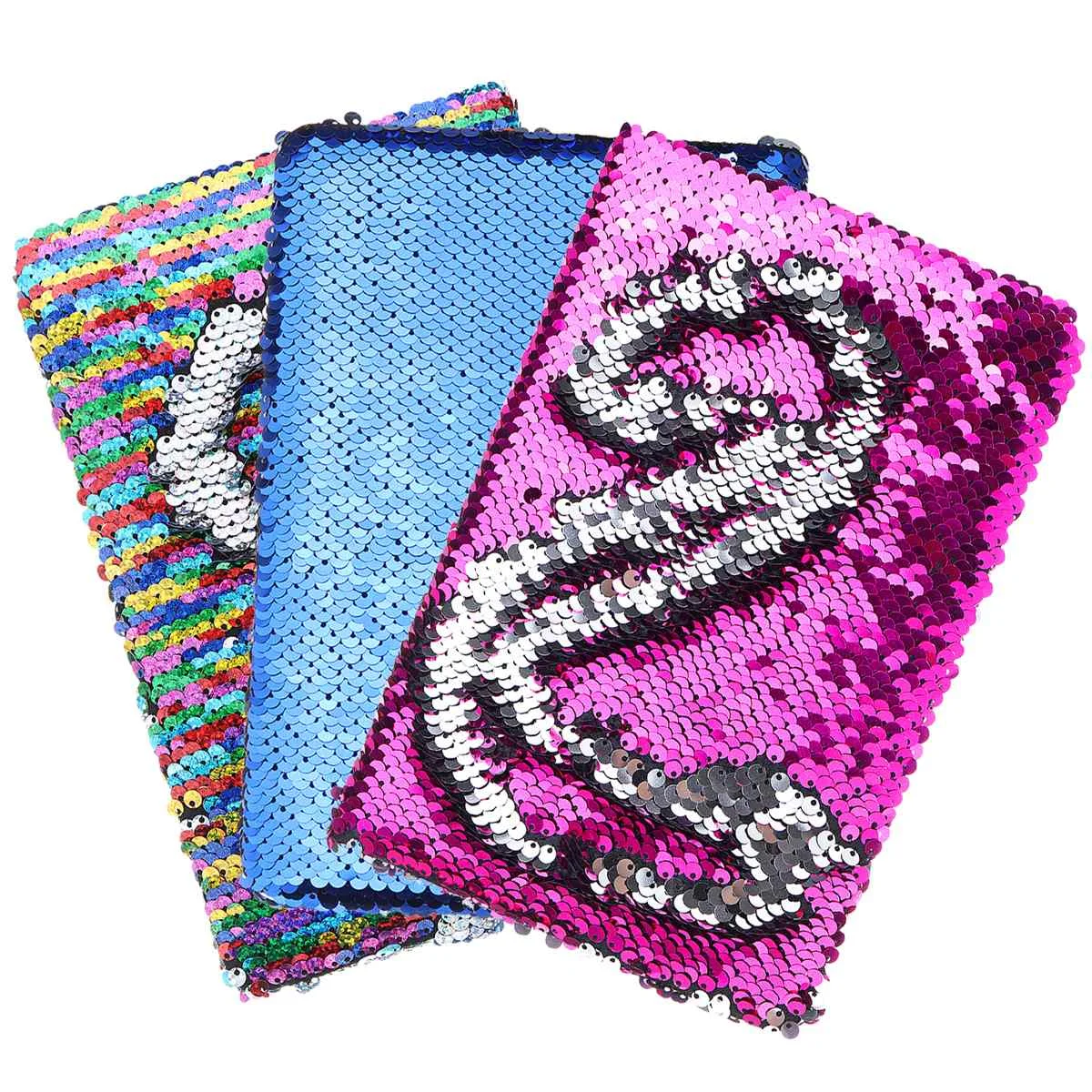 

3 Colors A5 Reversible Glitter Sequin Notebook Portable Travel Diary Journal Paper Notebooks Writing Girl Office School Supplies
