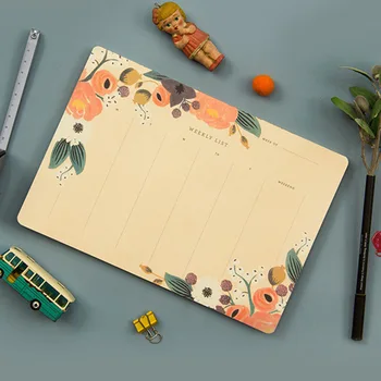 

32952 Korean-style Colorful Life Weeks Notebook Efficient Manual Fresh Desktop Planner