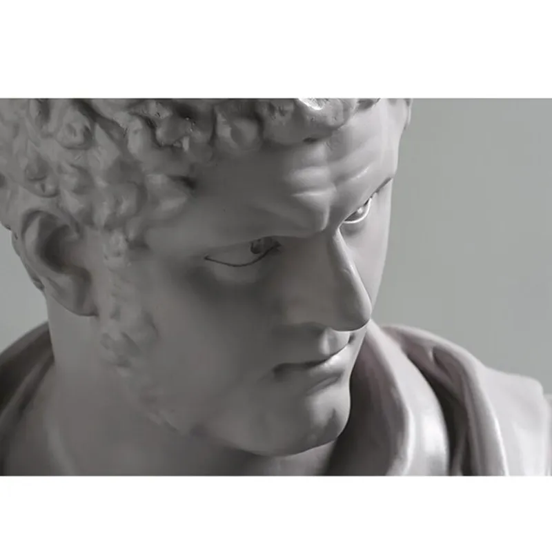 61 см современная статуя Маркуса Аврелия Антонина Каракалла фигура, грудь Художественная Скульптура креативная Смола искусство и ремесло украшение дома R2533