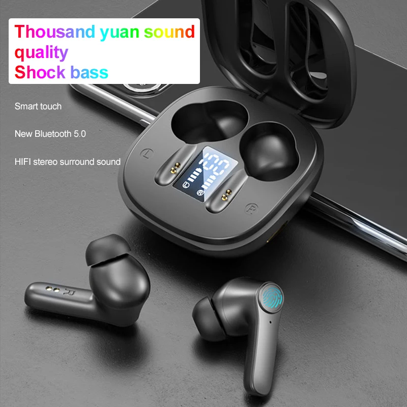 NFC Active Noise Cancelling B11 Bluetooth Headset Wireless Sports Subwoofer In-Ear Headphones Dropshipping | Электроника