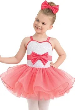 

2019 New Style Europe And America Profession Dancing Dress Princess Dress Mignon Baby dance dress Sequin Flash Performance Wear
