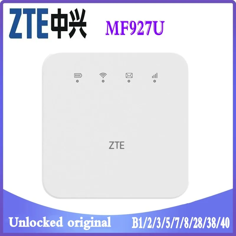 Автомобильная точка доступа Wi-Fi Cat4 Мбит/с ZTE MF927U 3G 4G поддержка LTE FDD B1/B3/B5/B7/B8/B20/28 band |