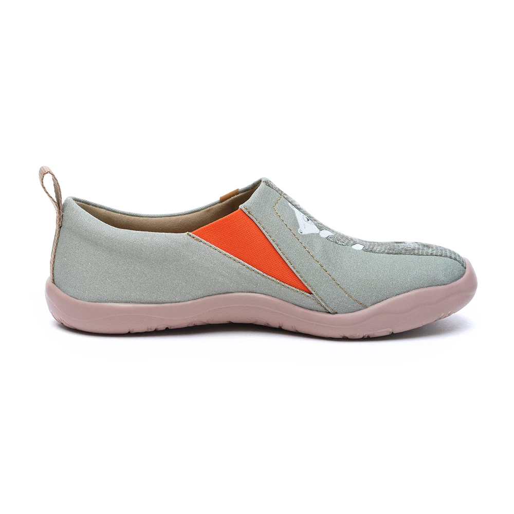 UIN Bear's Hug Дизайн Окрашенные Женщины Холст Обувь Slip on Мокасины Дорожные Кроссовки