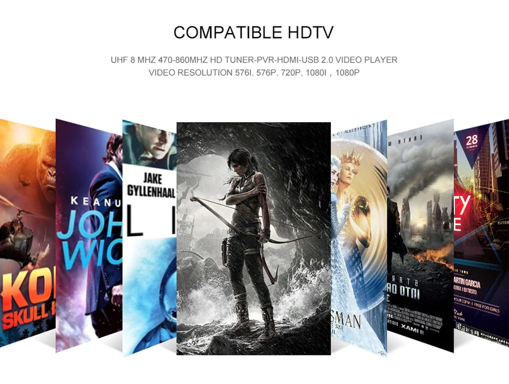 M2 Plus HD DVB T2 Vga TV Tuner digital tv box Dvb-t2 For terrestrial digital broadcasting TVs Receiver set tot box dvbt2 AC3