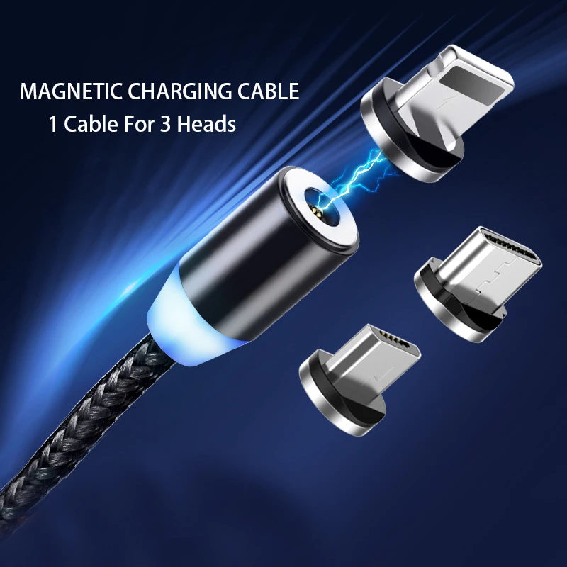 Магнитный usb кабель для быстрой зарядки Тип USB C магнит Зарядное устройство и