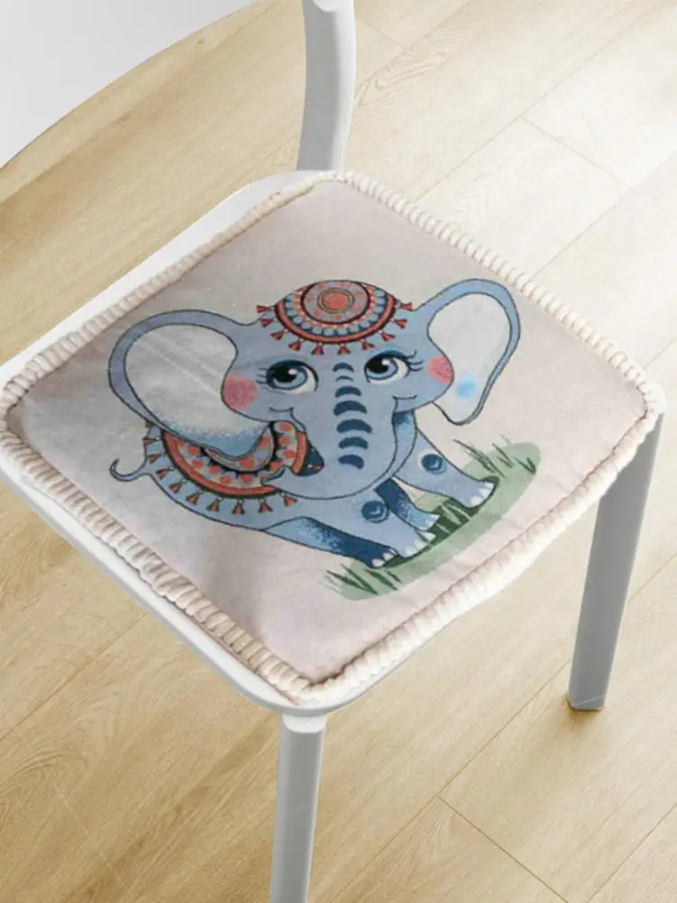 AIHOME 47X47CM Electric Heating Seat Cushion Pad USB Washable Linen Heated Cushion For Office Small Electric Blanket Cushion