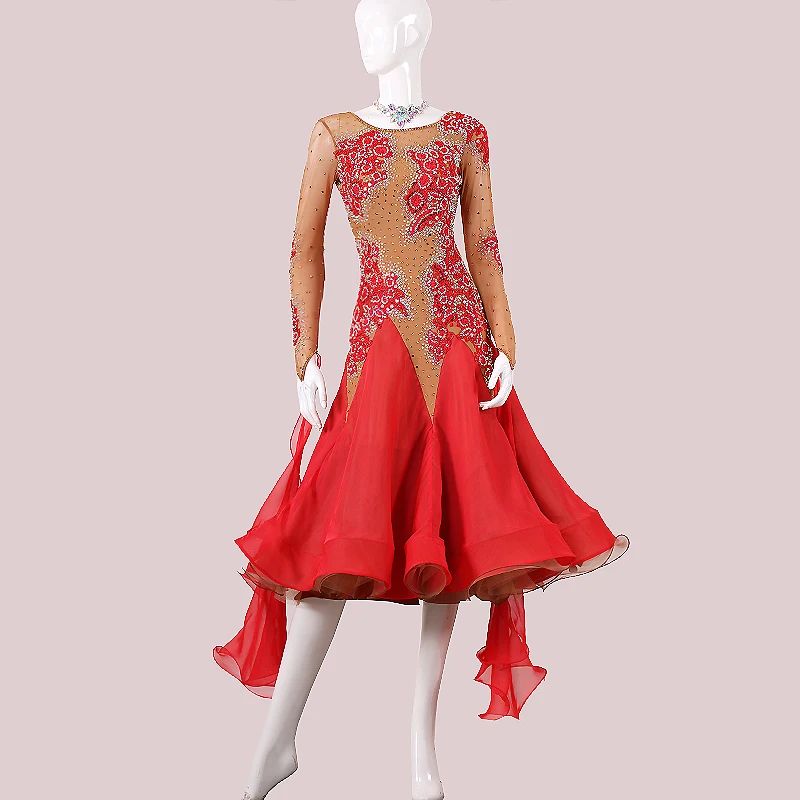 Ballroom Dancing Competition Dress New Modern Dance Performance Ballroom Dancing Waltz Show
