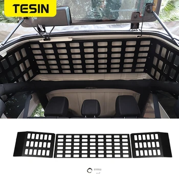 

TESIN Car large Storage Rack For Trunk Multifunction Holder 4 Door Aluminum Alloy For Jeep Wrangler JK 2007-2017 Accessories