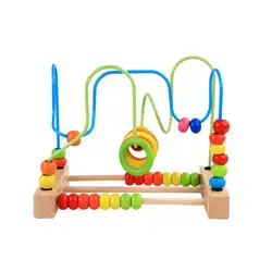 Счетный шарик развивающие игрушки Abacus ЛАБИРИНТ горки деревянная детская игрушка