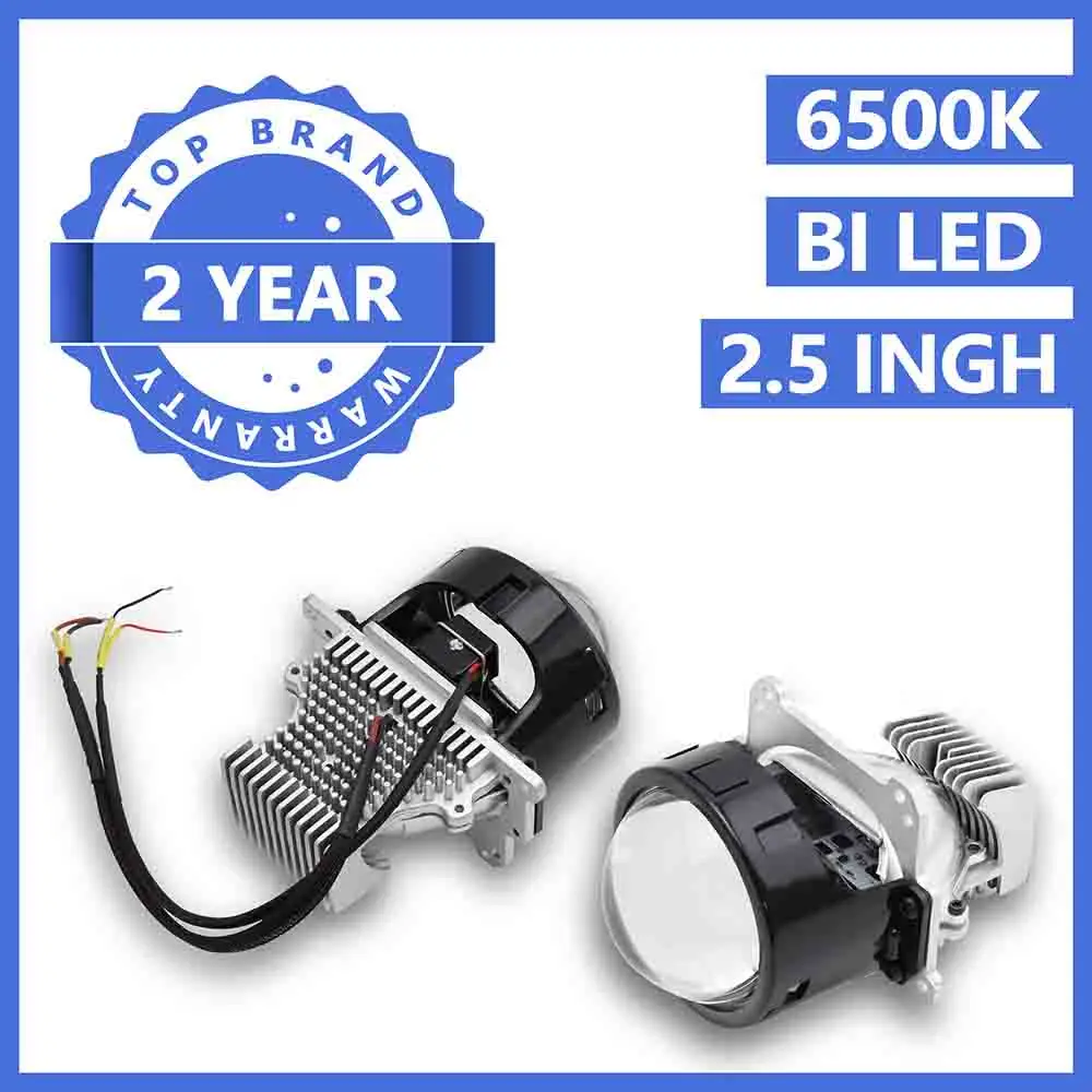 Двухсветодиодные модифицированные линзы для проектора LHD RHD 3 0 дюйма высокая