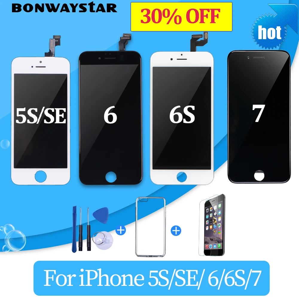 AAA+++ LCD Display For iPhone 6 7 8 touch Screen replacement Digitizer Assembly for iPhone 5S SE 6S LCD Screen No Dead Pixel AAA+++ LCD Display For iPhone 6 7 8 touch Screen replacement Digitizer Assembly for iPhone 5S SE 6S LCD Screen No Dead Pixel