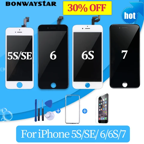 AAA+++ LCD Display For iPhone 6 7 8 touch Screen replacement Digitizer Assembly for iPhone 5S SE 6S LCD Screen No Dead Pixel Pakistan