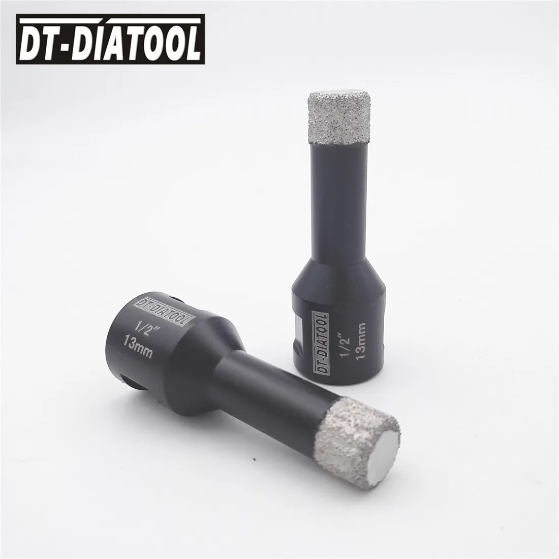 

DT-DIATOOL 2 шт. 5/8-11 диаметр резьбы 1/2 дюйма вакуумная пайка Алмазные коронки для сухого сверления фарфоровая плитка гранит мрамор камень кольцевая пила