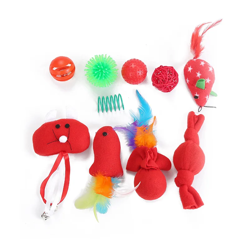 Красный Игрушка для кошки - Цвет: Красный