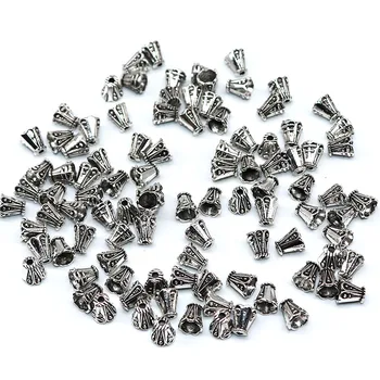 

6mm Metal Vintage Silver Plated Bead Cap Speck Beads Caps Jewelry Supplies Charms for Jewelry Making