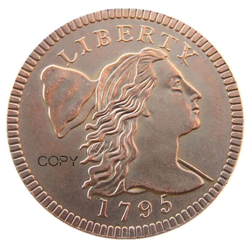 

US 1795 1C Plain Edge, BN (Regular Strike) Copy Coin