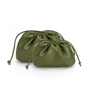 

Luxury Designer New Cloud Shape Women Day Clutch Bag Pleated Dumpling Shoulder Messenger Bag Small Cute Lady Crossbody Handbag