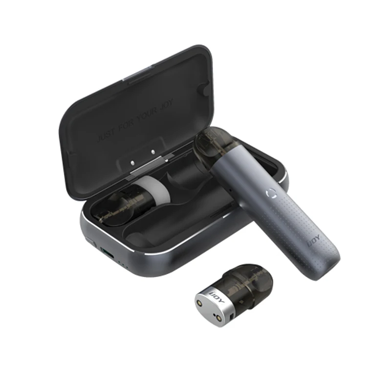 IJOY Mipo Pod система комплект с 1,4 мл емкость MIPO Pod Ом катушка с боковым наполнением дизайн электронная сигарета пара - Цвет: Dark Grey