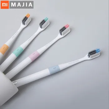 

Xiaomi DR.Bei Doctor B Bass Method Deep Clean Toothbrush 4 Colors/set travel Box Soft Sandwish-bedded Toothbrush For Home Travel