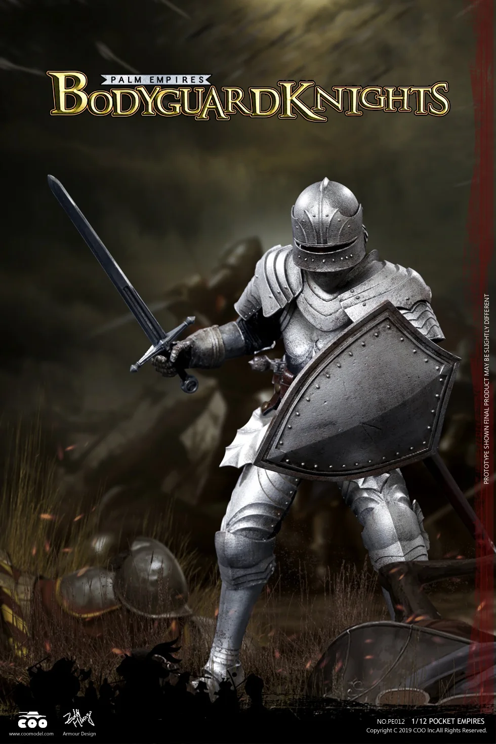 COOMODEL PE012 POCKET EMPIRES Body Guard KNIGHTS(комплект с двумя фигурами) 1/12 фигурка