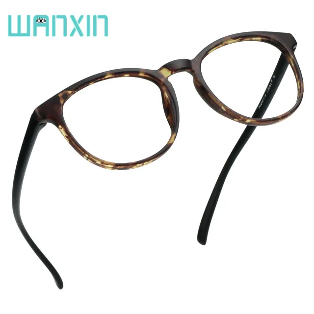 darktortoise WANXIN бифокальные модные очки для чтения стильные очки, синий светильник блокирующие очки для мужчин/женщин - Цвет оправы: darktortoise