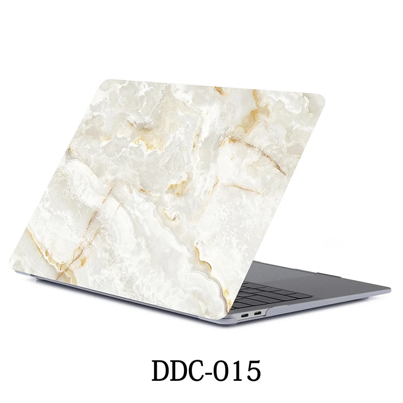 Популярный чехол для ноутбука с мраморным узором для Apple Macbook Pro retina Air 11 12 13 15, для Mac new Air/pro 13 дюймов A1932 A1708 - Цвет: marble-15
