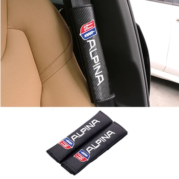 

Car Safety Seat Belt Shoulder Pads Cover Cushion For BMW ALPINA Logo E46 E90 E39 E60 E36 F30 F10 X5 E53 E30 F20 E87 E34 X5 E70
