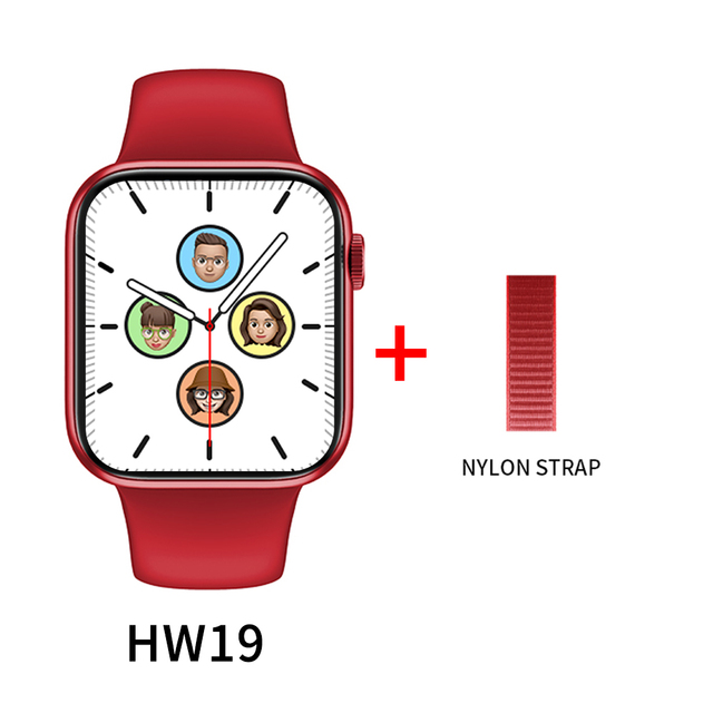 Smartwatch Series 6 Smart Watch Men Women HW19 plus Heart Rate Monitor pk W26 W37 P8 plus HW22 pro max D20 Y68 IWO 13