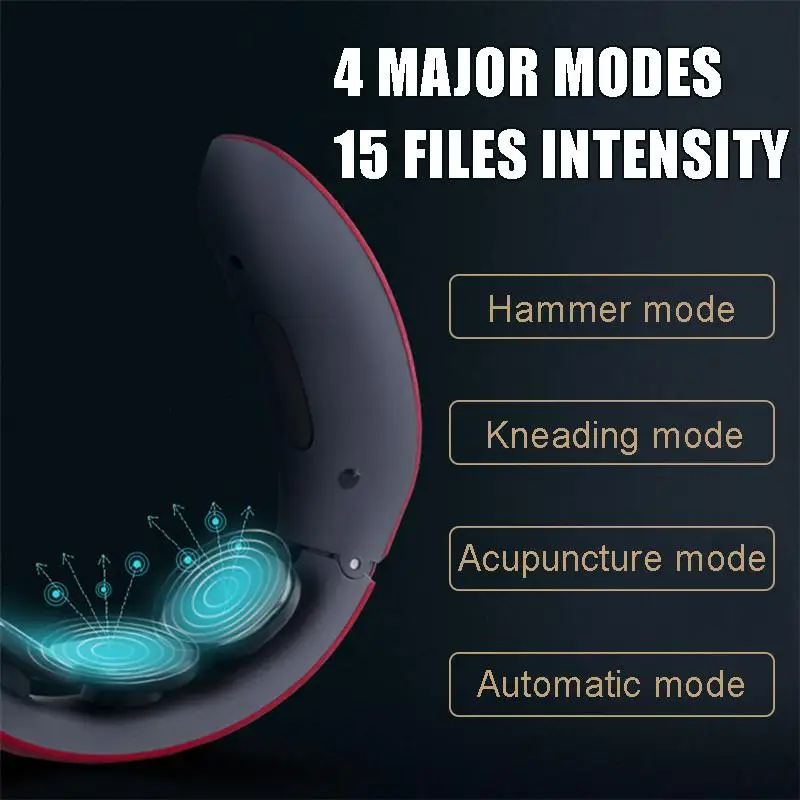 Электромагнитный шейный позвоночник бытовой портативный шейный массажный инструмент Многофункциональный массажный инструмент для шеи Новинка