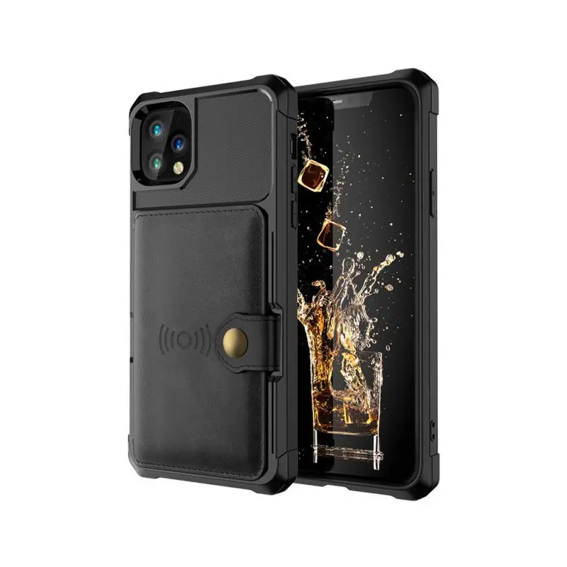 Новейший подходящий для IPhone 11/11 Pro/11 Pro Max защитный чехол для телефона с защитой от падения Чехол с отделением для карт держатель для телефона