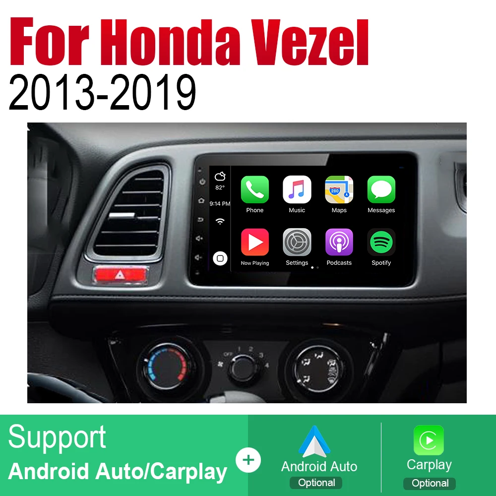 Sale ZaiXi Auto Player GPS Navigation For Honda Vezel HR-V 2013~2019 Car Android Multimedia System Screen Radio Stereo 3