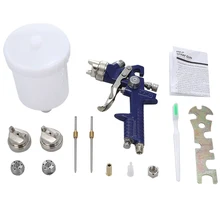 Мини Аэрограф распылитель краски воздуха набор инструментов HVLP для автомобилей из алюминиевого сплава удобный распылитель с 1,4 мм 1,7 мм 2,0 мм сопла