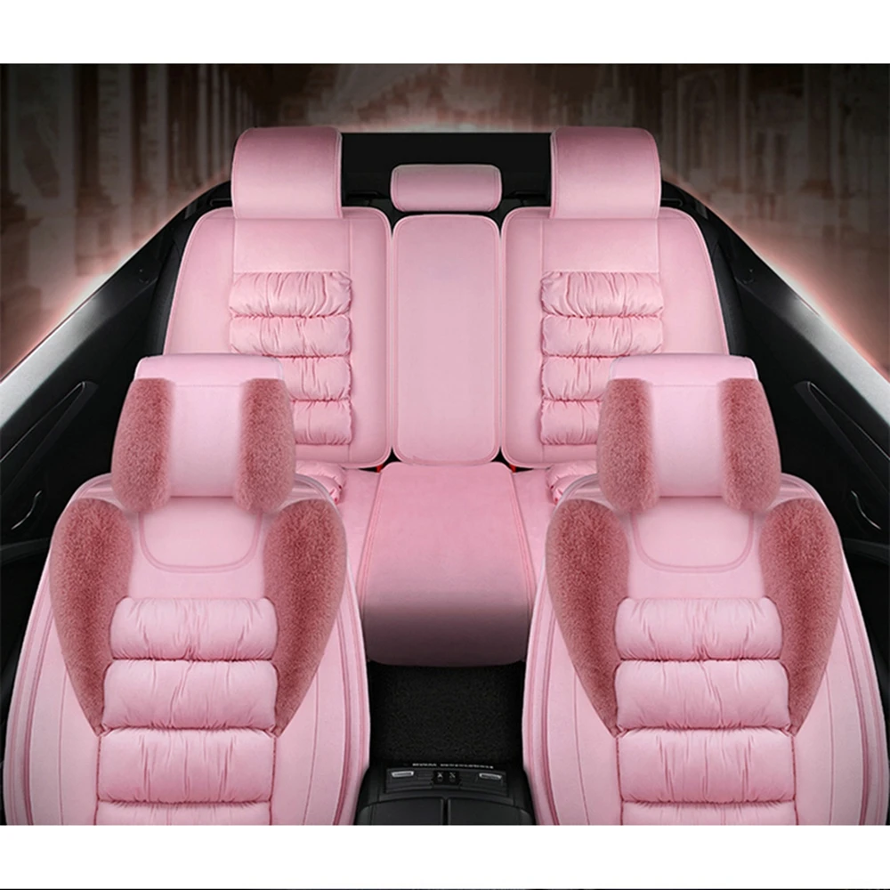 Dingdian передняя+ задняя 5 seaters теплая зимняя плюшевая Универсальная автомобильная крышка сиденья для Alfa Romeo 159 Giulia Stelvio ACURA CDX ILX LEGEND MDX RDX RL RLX коврики для автомобилей TL TLX TSX ZDX полный комплект авто аксессуары