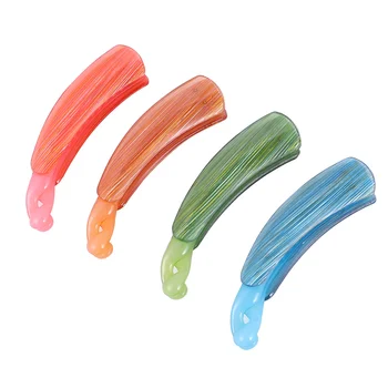 

4pcs/ Set Banana Hair Clips Multipurpose Premium Hair Accessories Hair Clamp Hair Holder for Girls Ladies Women