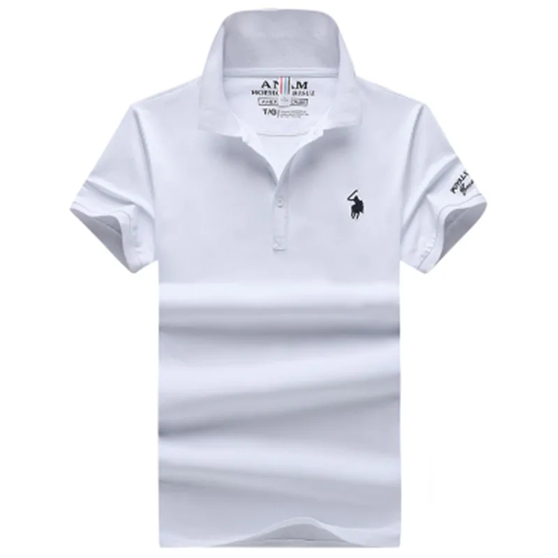 Новинка 2021 летняя рубашка-поло Спортивная мужская рубашка с коротким рукавом