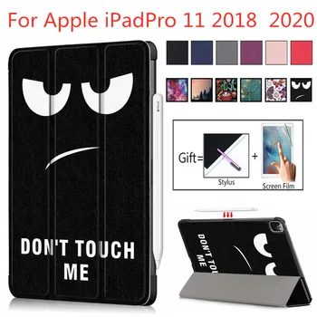 

Funda For iPad Pro 11 2018 2020 Case With Pencil Holder Smart Sleep Wake up PU Leather Trifold Stand Cover For iPad Pro 11 Case