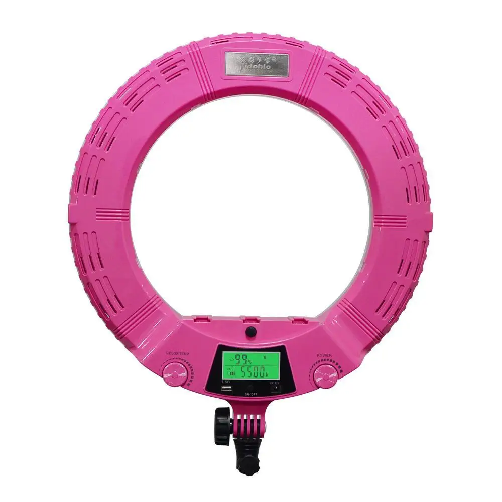 Yidoblo QS-480DII Bluetooth APP Control Photography Ring lamp 18\" 480PCS LED Ring Light Warm& Cold Color Adjustable Ring Lamp