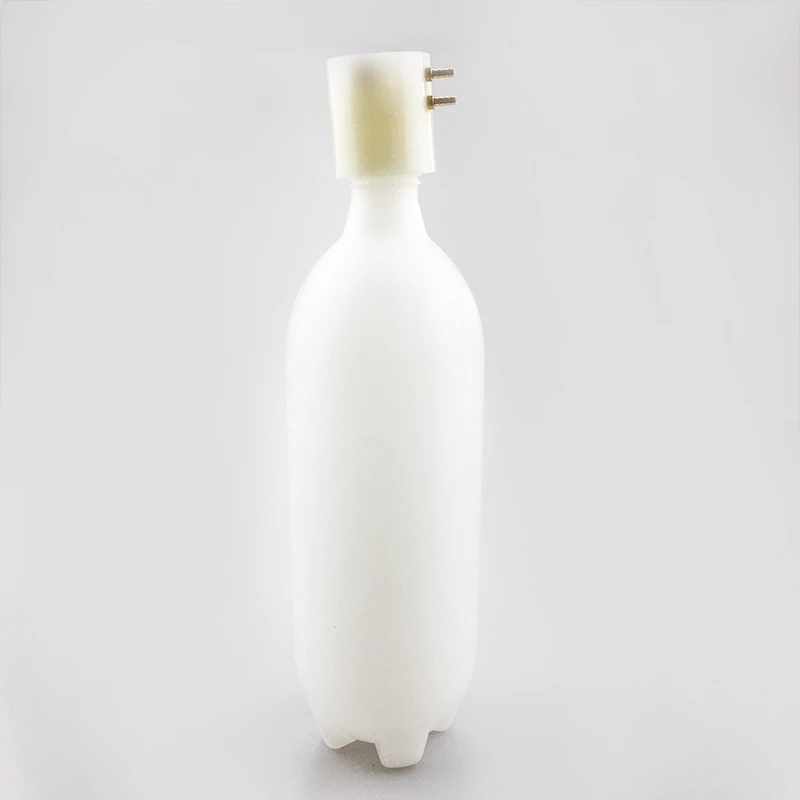 Стоматологическая пластиковая бутылка для воды 1000 мл 600 мл Стоматологическая бутылка для хранения Стоматологическая крышка для бутылки - Цвет: 1000ml and cap